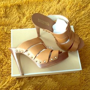 Michael Kors Mule Heels | Color: Caramel | Sz: 7.5